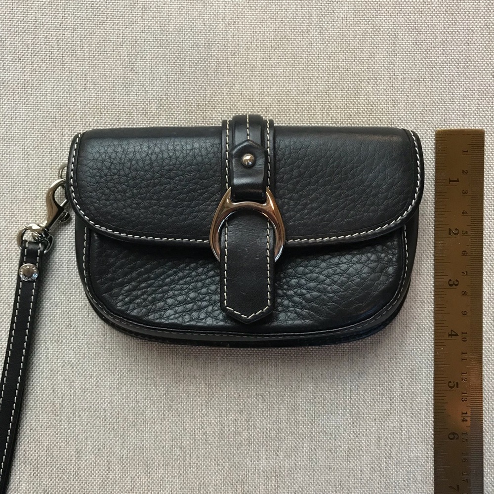 Authentic Dooney & Bourke leather wristlet